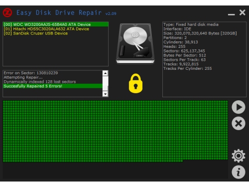 repair disk drive software